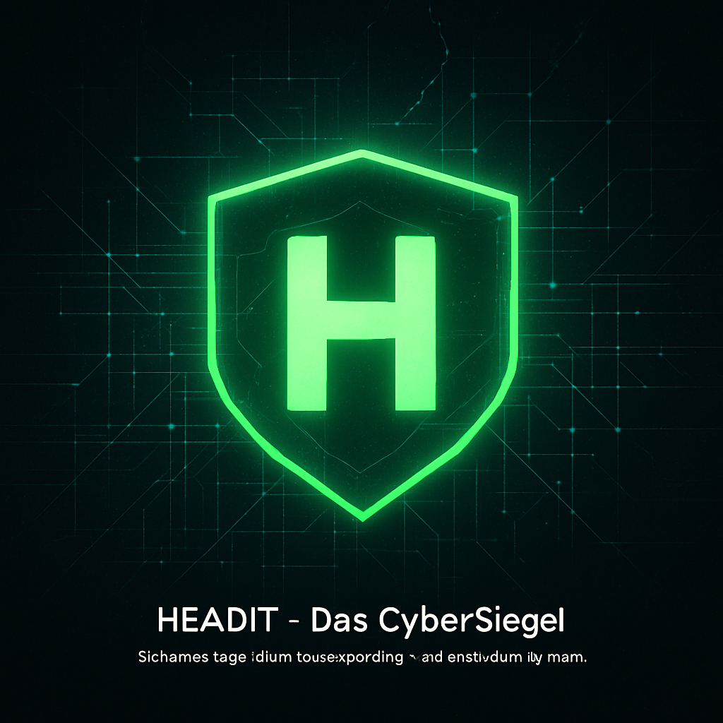 Finale Szene – Schild senkt sich auf IT-Struktur